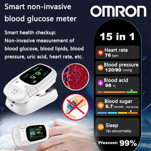 【Omron】Non-invasive Smart Glucose Meter, Smart Physical Examination