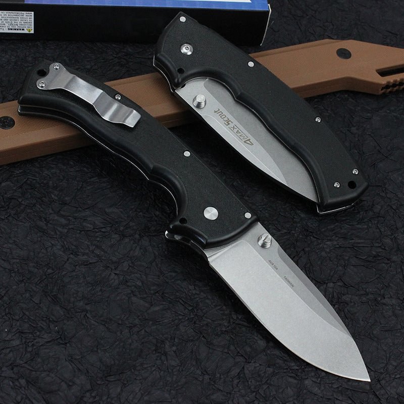 🎁62RQ Cold Steel Dolding Knife High Hardness Wilderness Survival Knife Outdoor Survival Knife