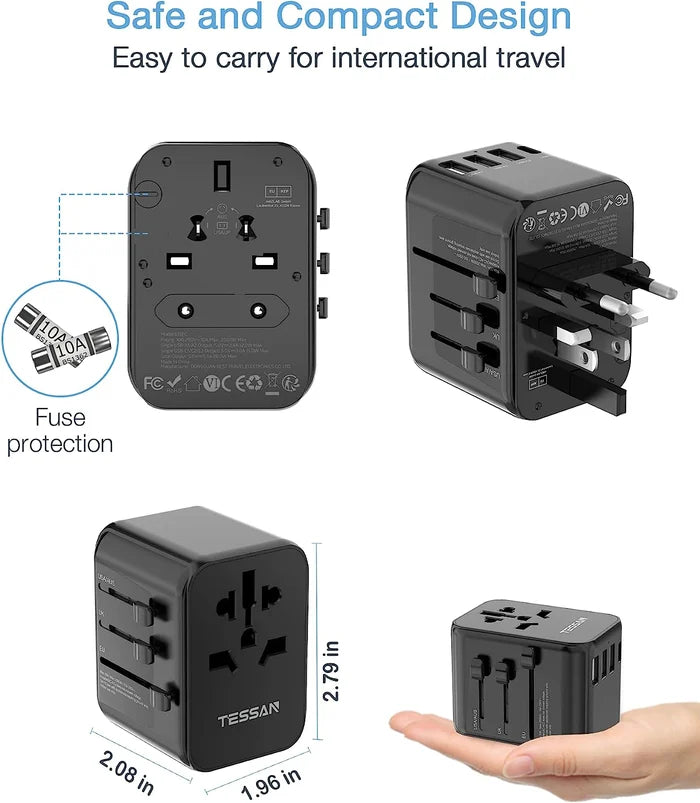 All-in-One Universal Travel Adapter