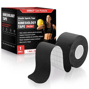 Elastic cotton kinesiology tape for pain relief and support