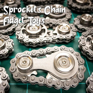 🙌Hot Sale⚙️Sprockets Bicycle Chain Fidget Spinner Toy