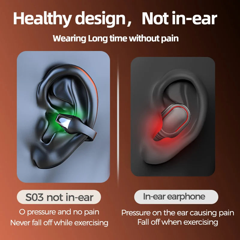 🎁 49% OFF🎁 Wireless Ear Clip Bone Conduction Headphones