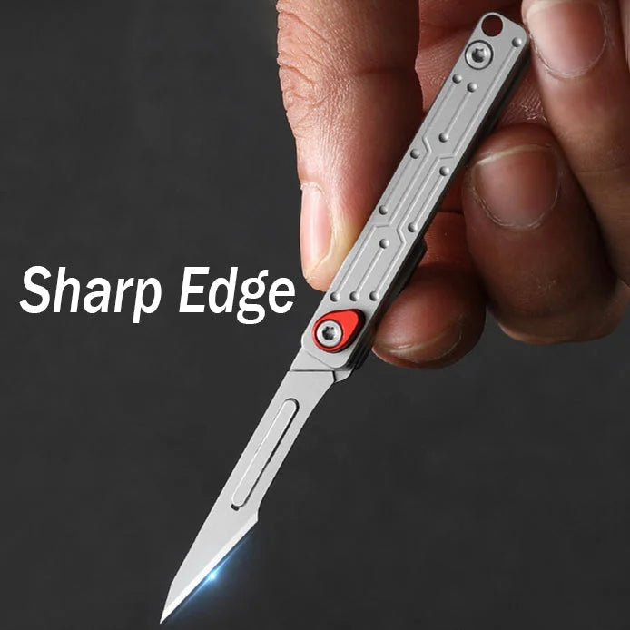 Mini Folding Replaceable Blade EDC Knife