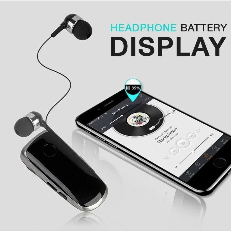 Collar-clip Bluetooth Headset