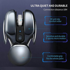 Wireless Ergonomics Metal Mouse