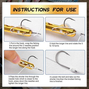 Fishing Line Knotter Hook Needle