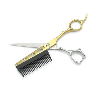 Professional Hairdressing Scissors With Detachable Comb