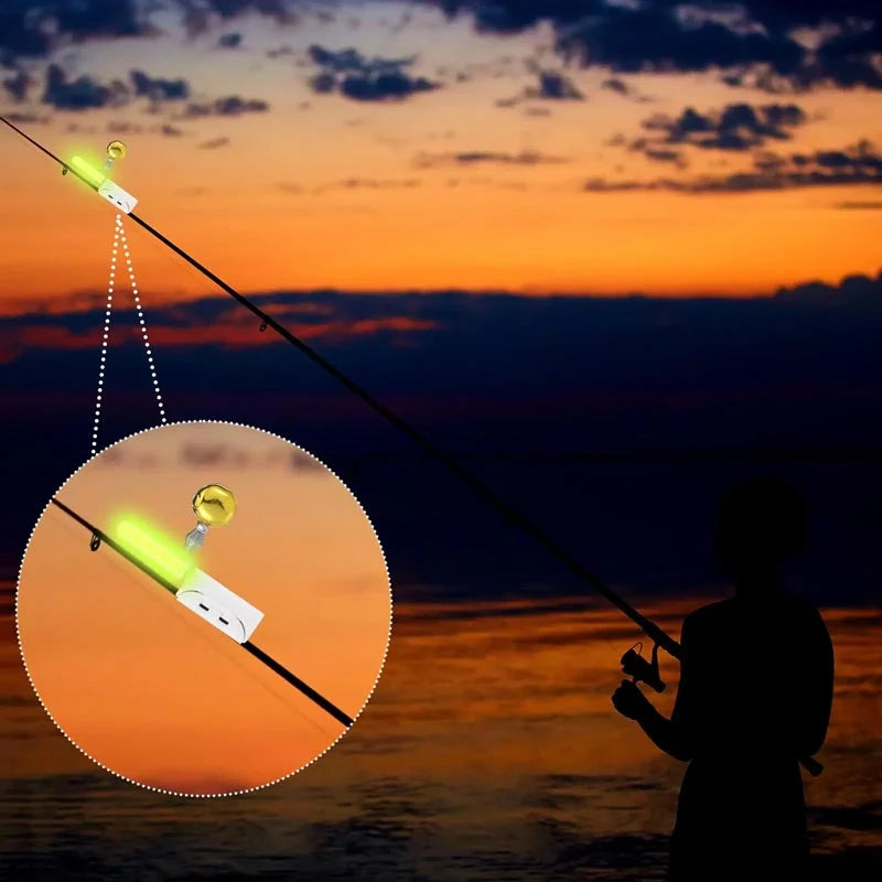 🎣 LED fishing lumina with fruit fishing with pocket bell🐟