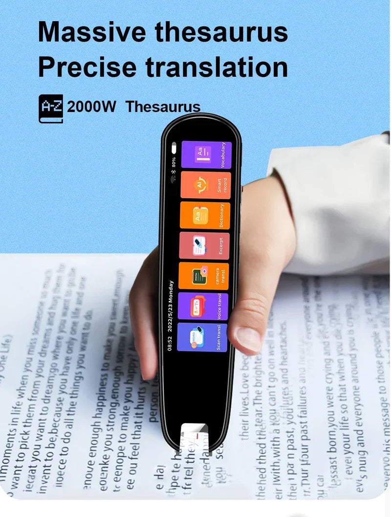 112 Language Translation Scanning Reading Pen