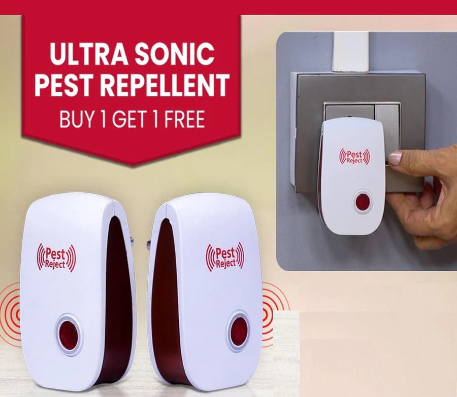 Ultrasonic Pest Repeller BUY 1 GET 1 FREE🔥