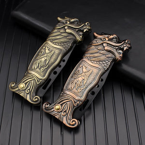 Multi-functional Creative Inflatable Windproof Lighter With Knife Home European Simple Lighter