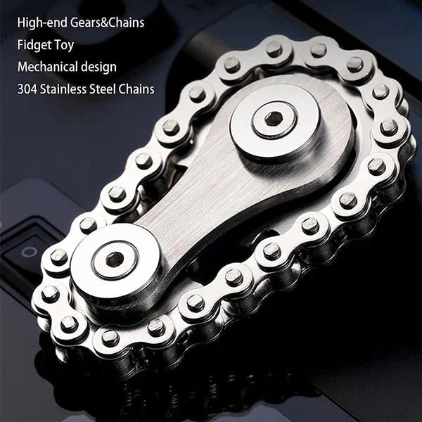 🙌Hot Sale⚙️Sprockets Bicycle Chain Fidget Spinner Toy