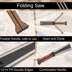 🎁Hot Sale ⏳Portable foldable double-sided saw