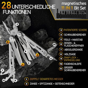 Multifunctional Tool [28 Functions] Pocket Knife