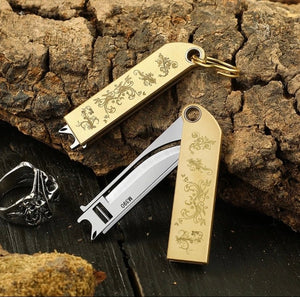 🎁M390 Three-stage Brass Folding Knife