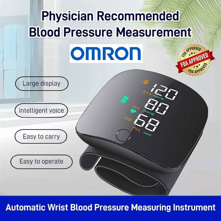 🔥OMRON Automatic Wrist Blood Pressure Measuring Instrument