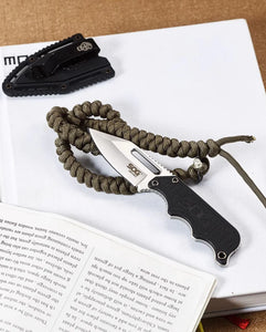 Mini tactical straight blade knife