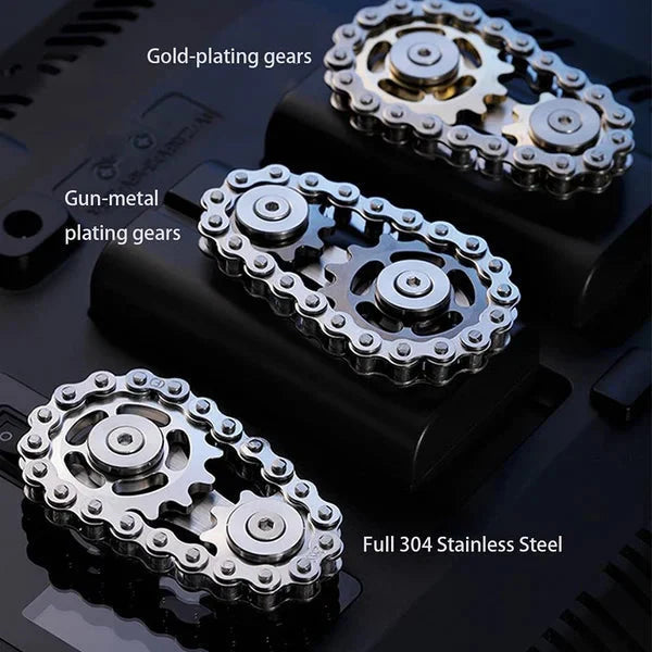 🙌Hot Sale⚙️Sprockets Bicycle Chain Fidget Spinner Toy