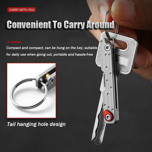 Mini Folding Replaceable Blade EDC Knife