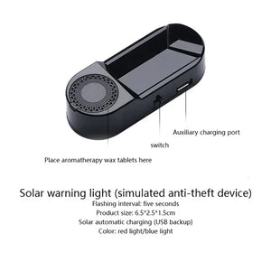 CAR SOLAR POWERED CAR ANTI-THEFT DEVICE