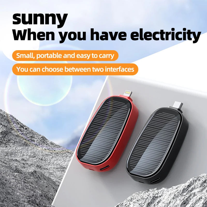 Mini emergency solar power bank