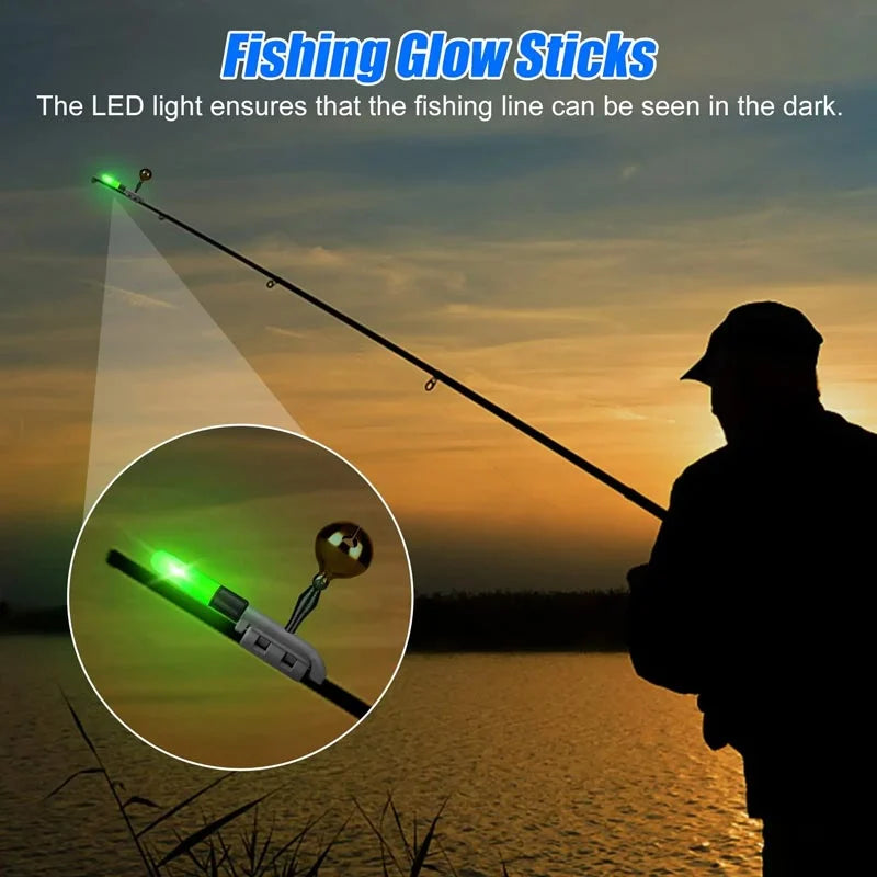 🎣 LED fishing lumina with fruit fishing with pocket bell🐟