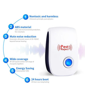 Ultrasonic Pest Repeller BUY 1 GET 1 FREE🔥