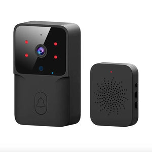 Wireless door bell with video Sound detector and two -way movement