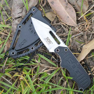 Mini tactical straight blade knife