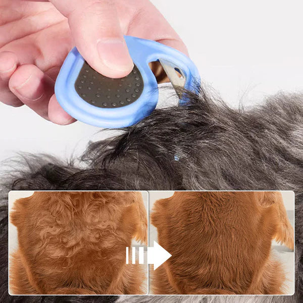 Grooming knife for long-haired pets - removing tangles