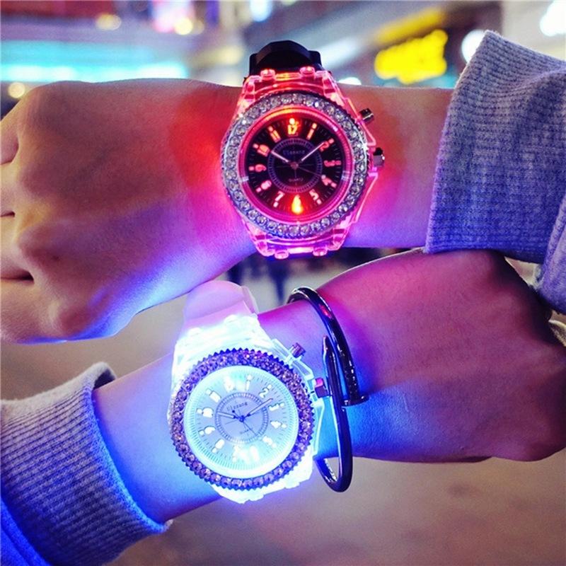 【Designed by French romantic masters】GENEVA Colorful Luminous Couple Watch