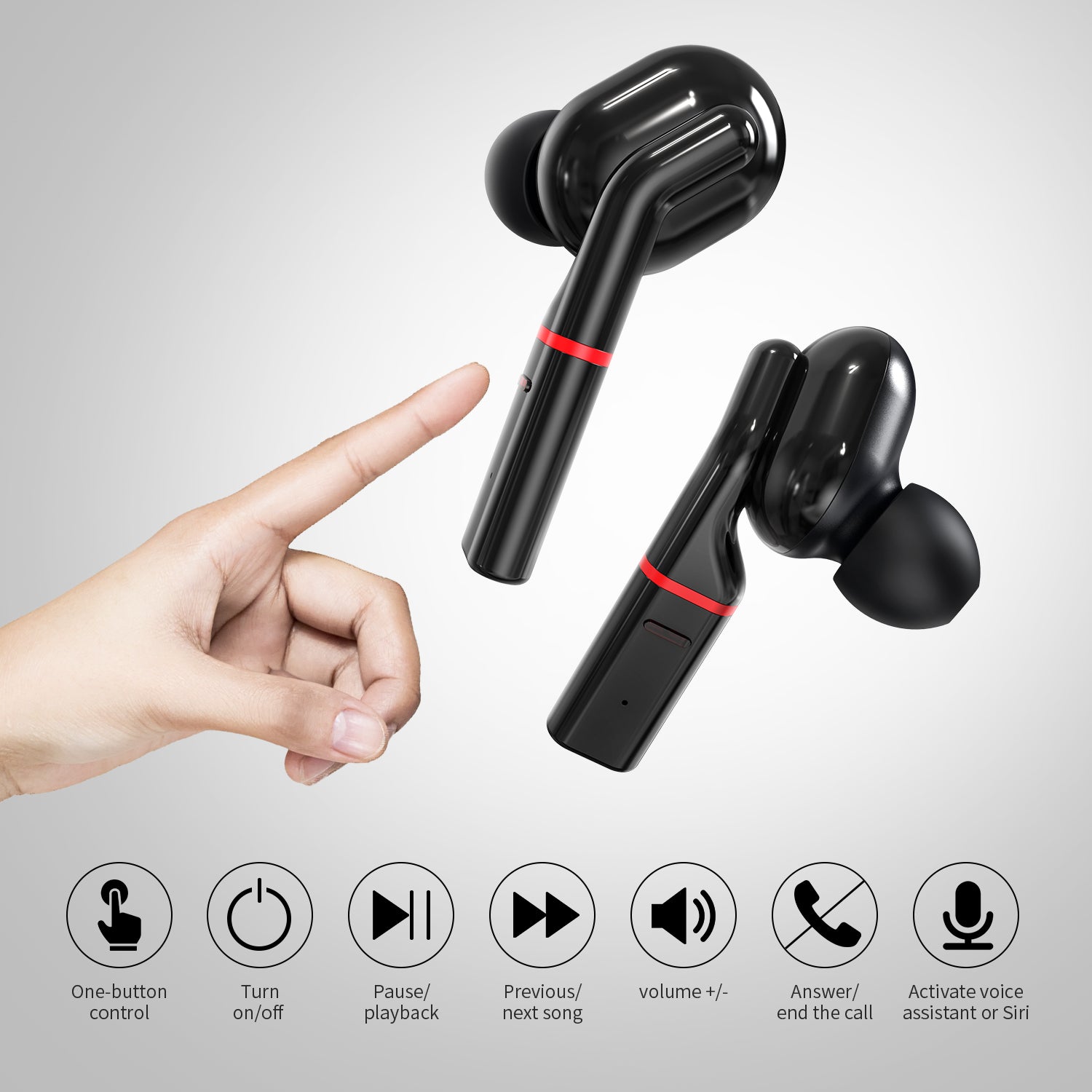 MUZILI VV1 In-Ear Bluetooth Headphones