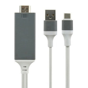 USB3.1 type c+USB high-definition cable mobile phone with screen line HDMI TV cable type-c to hdmi cable