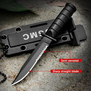 Miniature small army knife Outdoor portable small straight knife