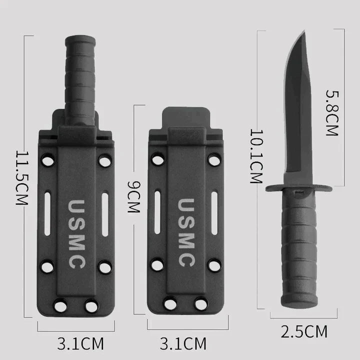 Miniature small army knife Outdoor portable small straight knife