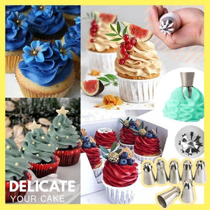 Cake Decor Piping Tips【Cash On Delivery + Local Stock (Express 3 Day Delivery)】