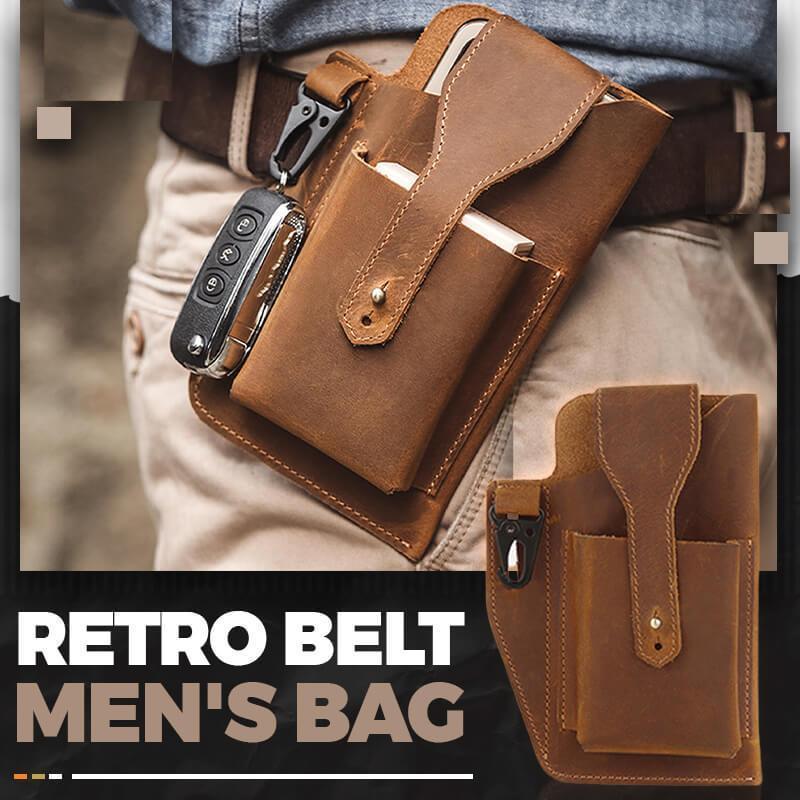 Retro Belt Waist Men's Bag【Cash On Delivery + Local Stock (Express 3 Day Delivery)】